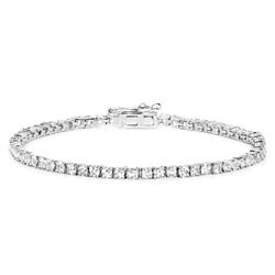 14K Yellow Gold Plated 0.32 ctw Genuine White Diamond .925 Sterling Silver Ring