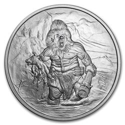 1 oz Silver Round - Nordic Creatures: Frost Giant BU