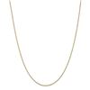 Image 1 : 14k Yellow Gold .9 mm Box Chain w/Spring Ring - 22 in.