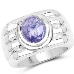 2.28 ctw Genuine Black Diamond .925 Sterling Silver Necklace