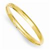 Image 1 : 14k Gold 5 mm Polished Hinged Baby Bangle Bracelet