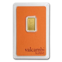 2.5 gram Gold Bar - Valcambi (In Assay)