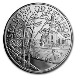 1 oz Silver Round - 2019 Season's Greetings