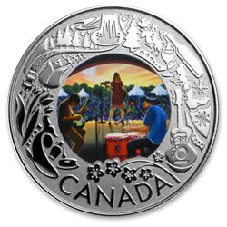 2019 RCM 1/4 oz Silver $3 Celebrating Canadian Fun: Folk Music