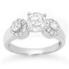 Image 1 : 3.05 ctw H-SI/I Diamond Stud Earrings 10K White Gold