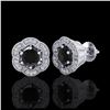Image 2 : 1.50 ctw Fancy Black Diamond Solitaire Ring 10K Rose Gold