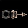 Image 2 : 1.25 ctw H-SI/I Diamond Solitaire Halo Ring 10K Rose Gold
