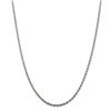 Image 1 : Sterling Silver 2.25 mm Diamond Cut Rope Chain - 18 in.