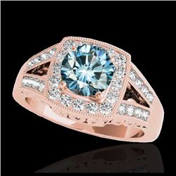 15.47 ctw Amethyst & VS/SI Diamond Tennis Earrings 10K Yellow Gold