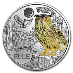 2018 Austria Cupro-Nickel 3 Colorful Creatures (The Owl)