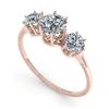 Image 2 : 1.46 ctw Princess VS/SI Diamond Necklace 18K Yellow Gold