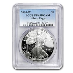 2004-W Proof Silver American Eagle PR-69 PCGS