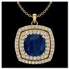 Image 1 : 1.20 ctw SI Intense Yellow Diamond Ring 10K Rose Gold
