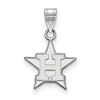 Image 1 : Sterling Silver MLB Houston Astros 19 mm Small Pendant
