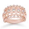 Image 1 : 1.02 ctw Intense Yellow Diamond Engagement Ring 10K Rose Gold