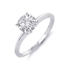2.50 ctw VS Black & White Diamond 3 Stone Ring 18K White Gold