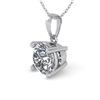 Image 1 : 1 ctw VS/SI Cushion Cut Diamond Necklace 18K Rose Gold