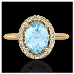 1 ctw VS/SI Cushion Cut Diamond Necklace 10K White Gold