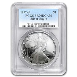 1992-S Proof Silver American Eagle PR-70 PCGS (Registry Set)