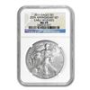 Image 1 : 2011 Silver American Eagle MS-69 NGC (25th Anniv\, Blue Label)
