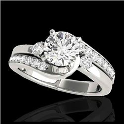 24.19 ctw Oval Diamond Necklace 18K White Gold