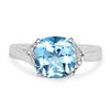 Image 3 : 1.64 ctw Genuine Multi Tourmaline and White Zircon .925 Sterling Silver Pendant
