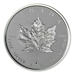 2018 Canada 3 oz Silver $50 30th Ann of the Silver Maple Leaf BU