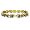 Image 2 : 30.12 ctw Emerald & Diamond Bracelet 14K Yellow Gold