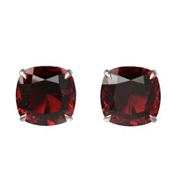 4.80 ctw Genuine Garnet .925 Sterling Silver Ring