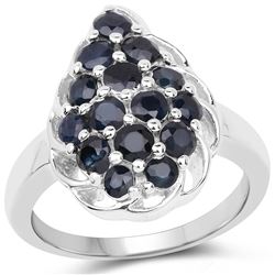 1.96 ctw Genuine Multi Tourmaline .925 Sterling Silver Earrings