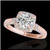 Image 1 : 2.05 ctw VS/SI Diamond Solitaire Art Deco 3 Stone Ring 18K Yellow Gold