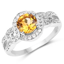 0.75 ctw VS/SI Diamond Solitaire Halo Ring 14K Yellow Gold