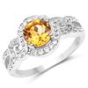 Image 1 : 0.75 ctw VS/SI Diamond Solitaire Halo Ring 14K Yellow Gold