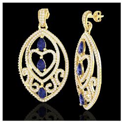 4.22 ctw Morganite & Diamond Ring 14K Yellow Gold