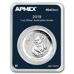 2019 Australia 1 oz Silver Koala (MintDirect® Single)
