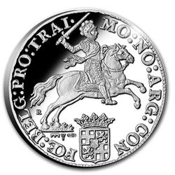 2019 Netherlands 1 oz Silver Ducaton Silver Rider Proof Restrike