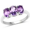 Image 1 : 0.42 ctw Genuine Ruby .925 Sterling Silver Ring