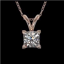 1.25 ctw VS Black Diamond Solitaire Ring 10K Rose Gold