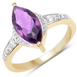 0.83 ctw Genuine White Diamond .925 Sterling Silver Ring