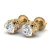 Image 1 : 2.0 ctw VS/SI Oval Cut Diamond 3 Stone Ring 18K Yellow Gold