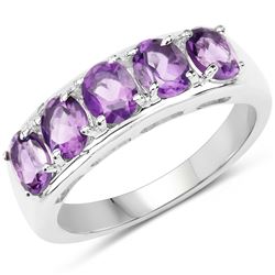 0.62 ctw Genuine White Diamond .925 Sterling Silver Ring