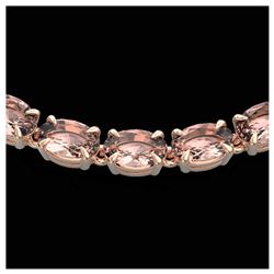 30.12 ctw Ruby & Diamond Bracelet 14K Yellow Gold