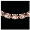 Image 1 : 30.12 ctw Ruby & Diamond Bracelet 14K Yellow Gold