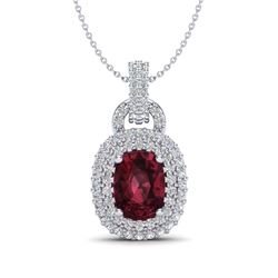 6.03 ctw Genuine Swiss Blue Topaz & White Topaz .925 Sterling Silver Ring