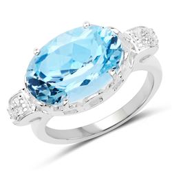 14K Yellow Gold Plated 2.03 ctw Genuine Black Onyx and Black Diamond .925 Sterling Silver Ring