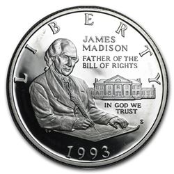 1993-S Bill of Rights 1/2 Dollar Silver Commem Prf (Capsule Only)