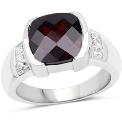 0.99 ctw Genuine Blue Sapphire .925 Sterling Silver Ring