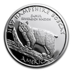 2016 1 oz Silver Proof State Dollars New Hampshire Abenaki