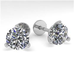 4.85 ctw Emerald & Diamond Ring 18K White Gold