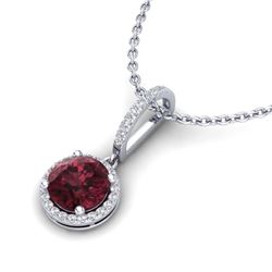 5.27 ctw Genuine Garnet .925 Sterling Silver Ring